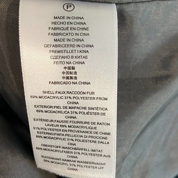 MICHAEL KORS Faux Raccoon Hair Vest - Picture 7 of 8